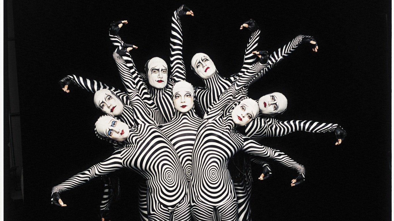 Зеброиды (актеры цирка дю солей) обои