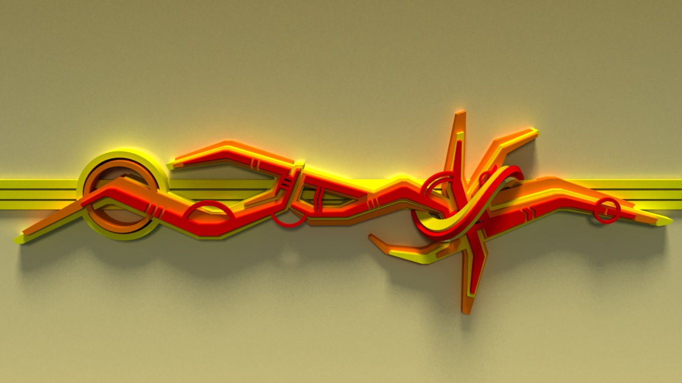 3D Граффити обои