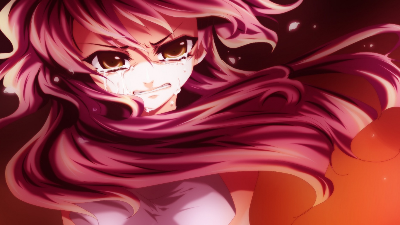 Девушка плачет обои