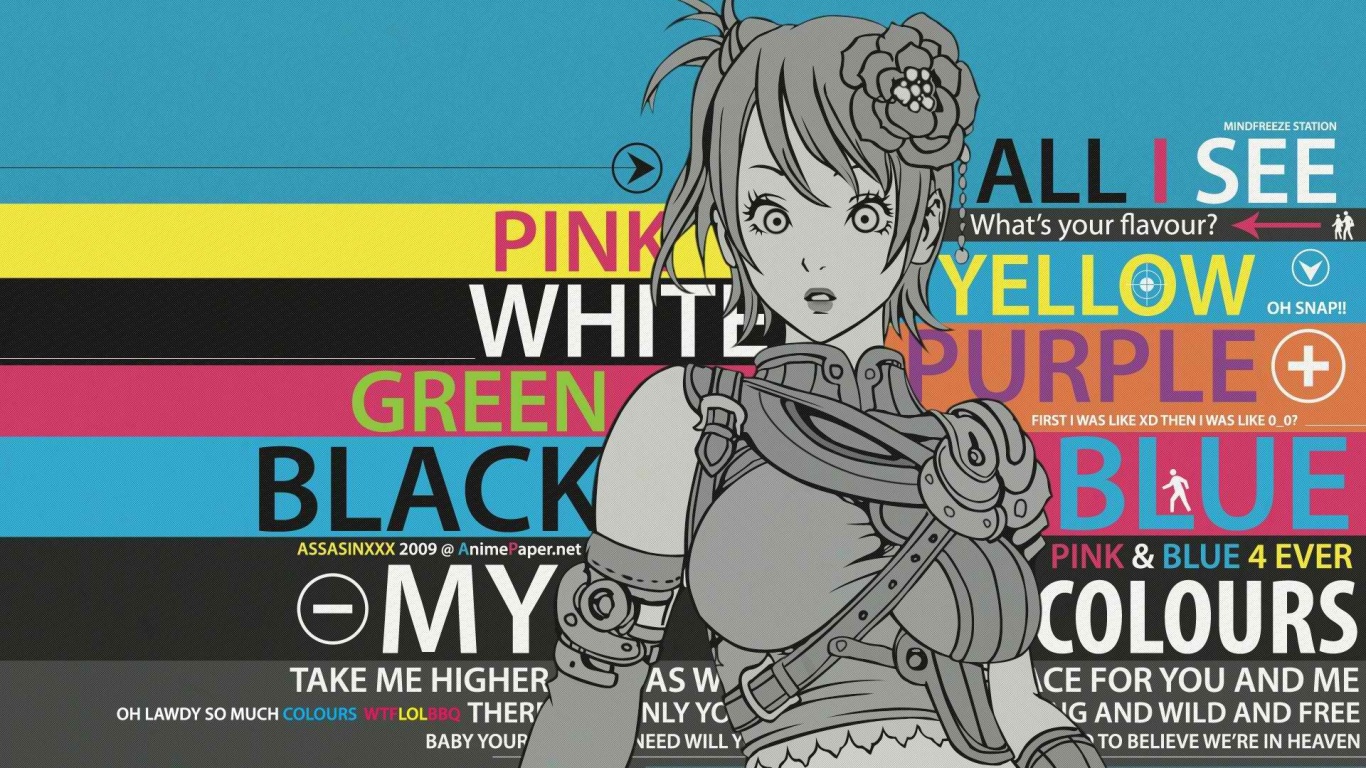 Раскрась её обои