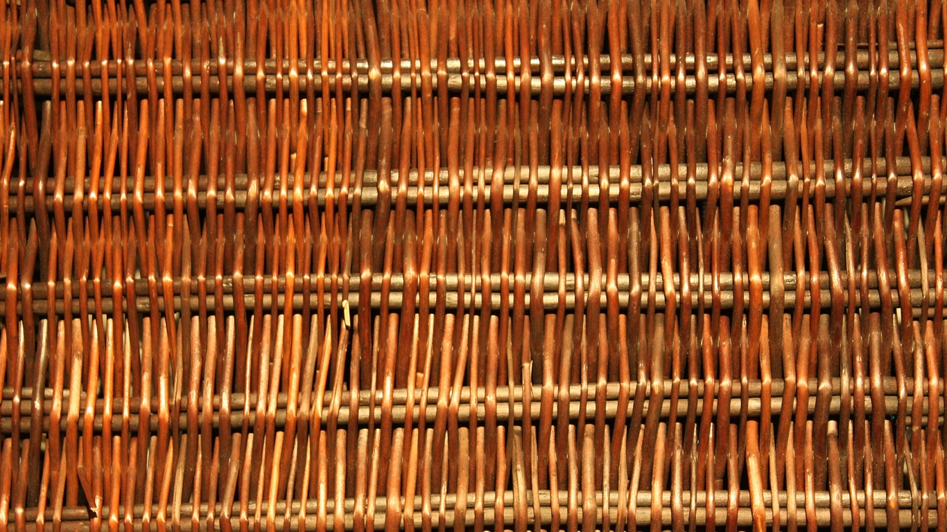 Плетёный забор обои