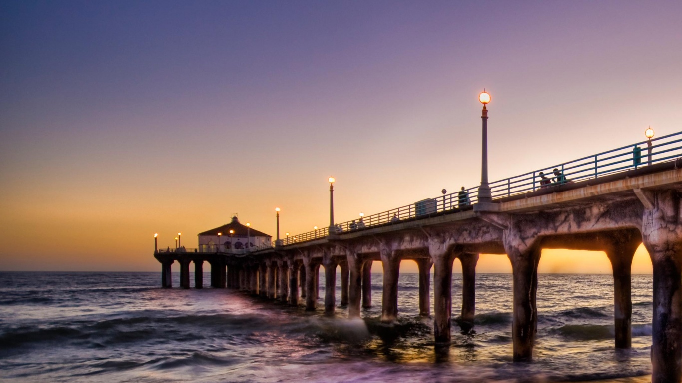 Пирс в Калифорнии обои