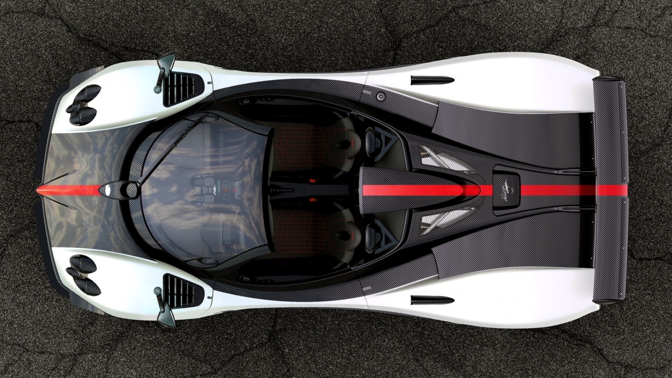 Пагани Зонда вид сверху обои