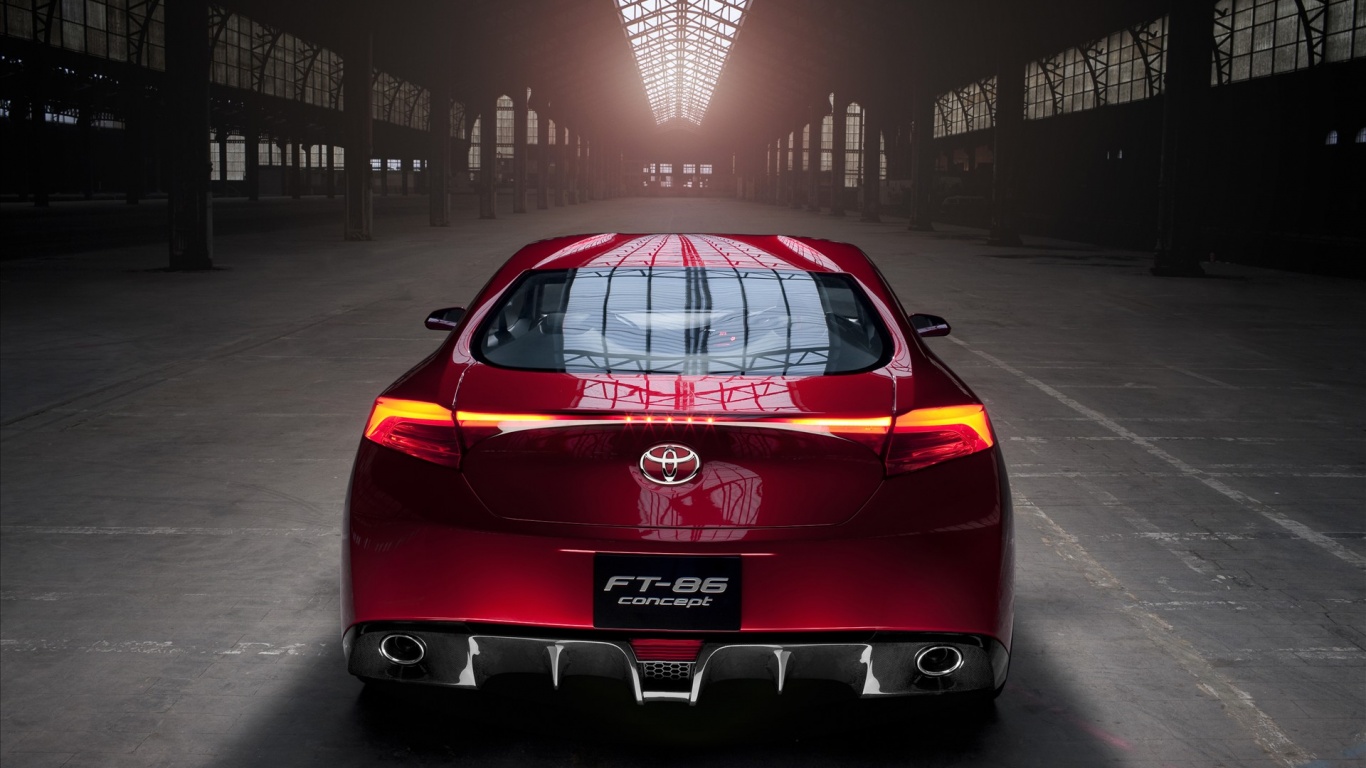 Концепт спортивной тойоты обои