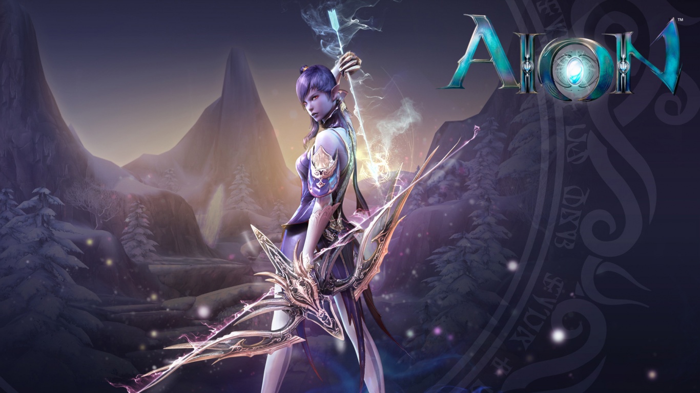 Эльфийка из Aion обои