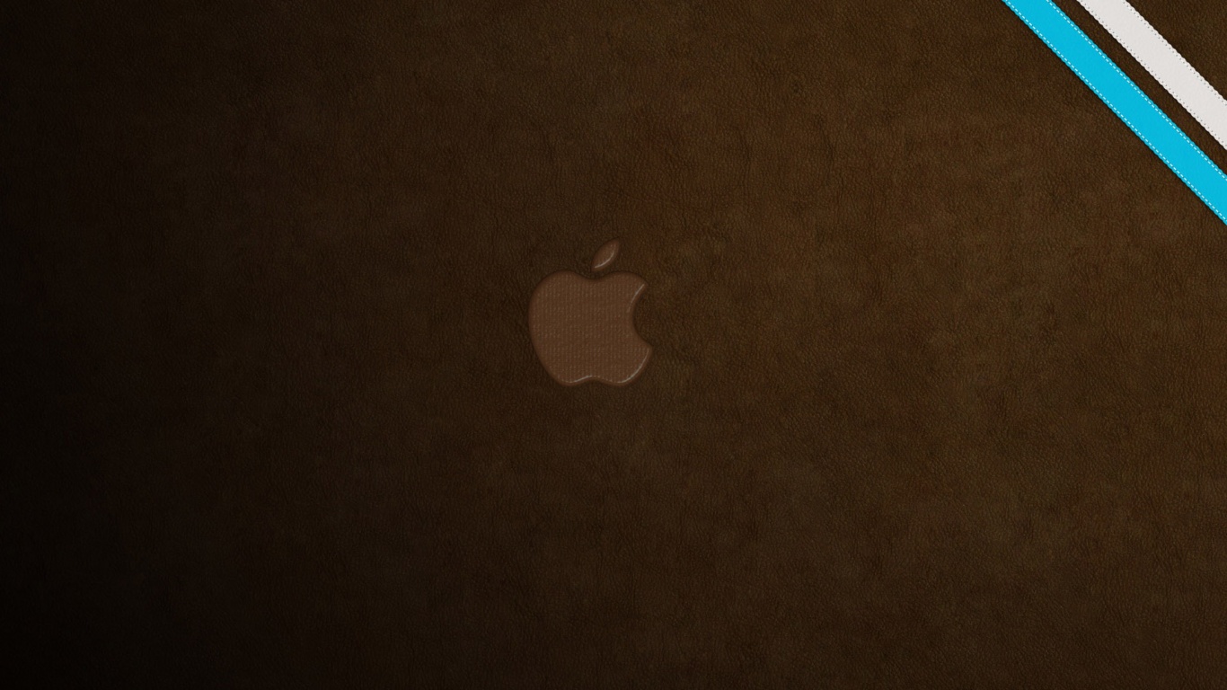 Логотип Apple в дереве обои