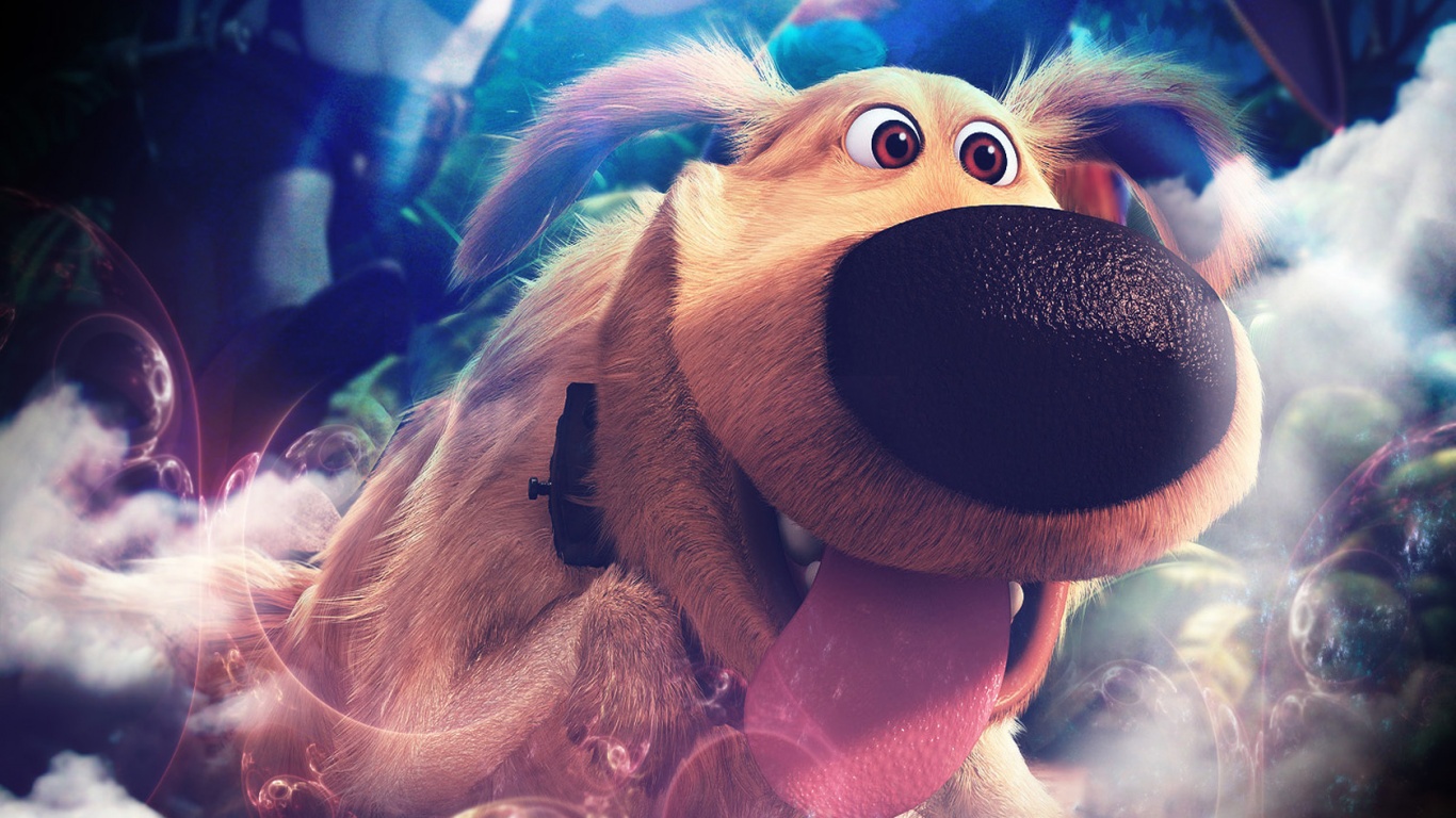 Собака из мультфильма Up обои