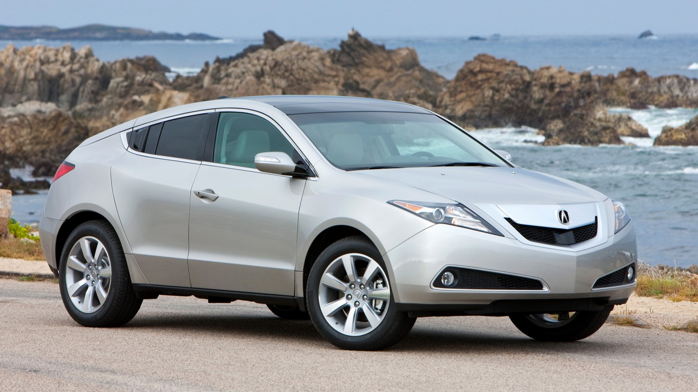 Acura на побережье обои