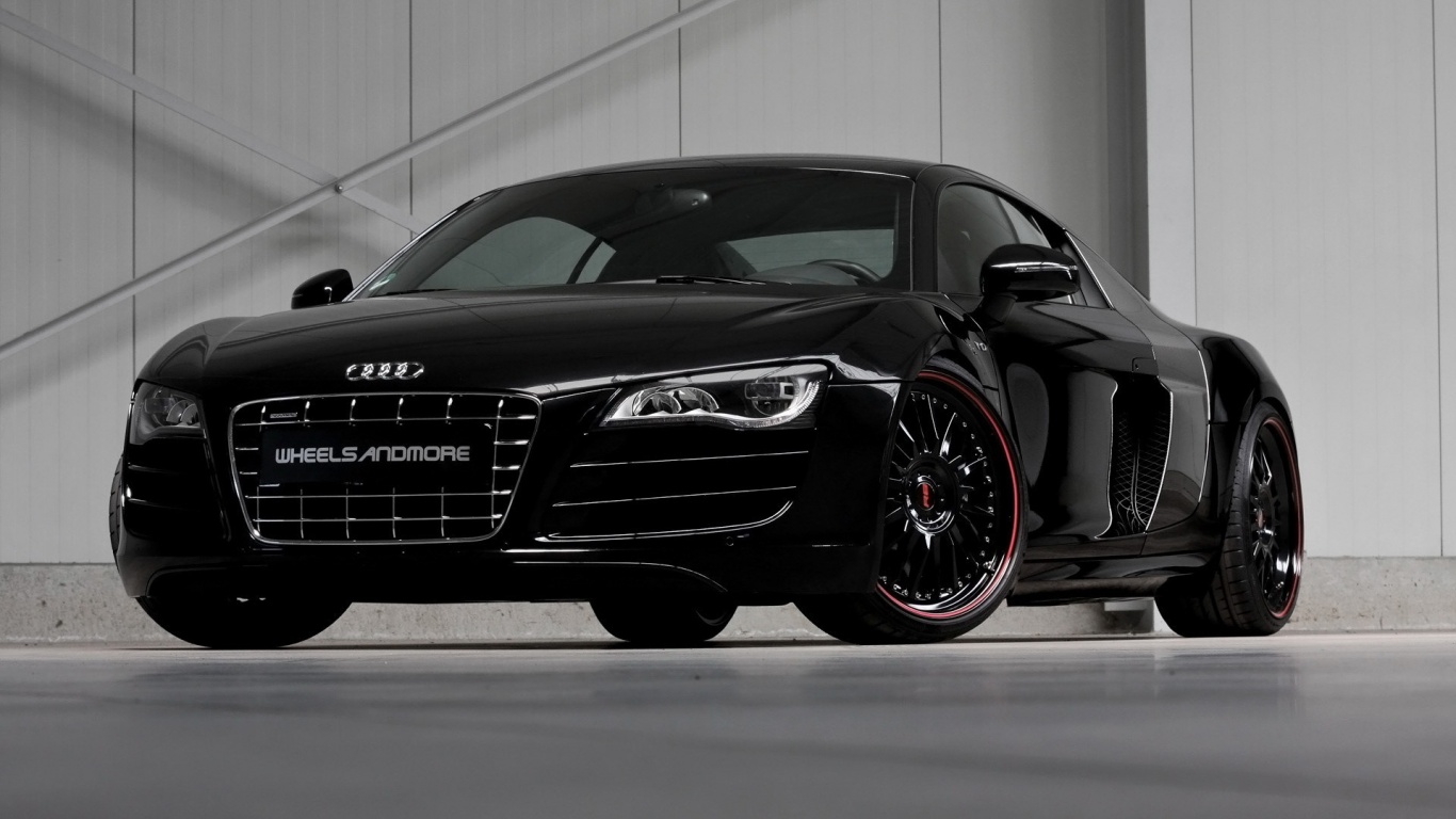 Audi черного цвета обои