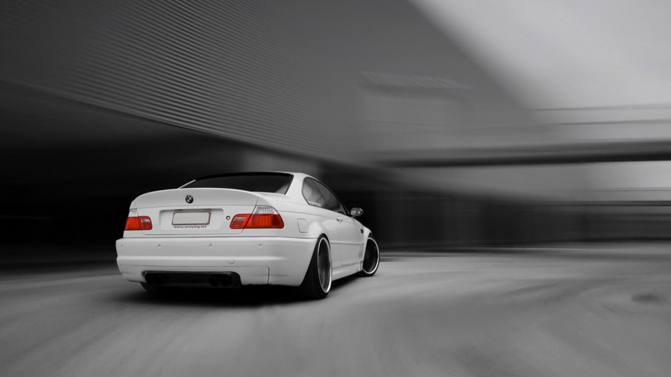 Белый БМВ обои