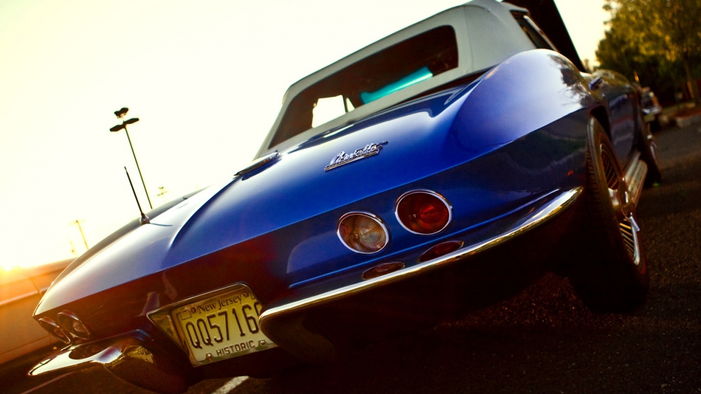 Ретро Chevrolet Corvette обои