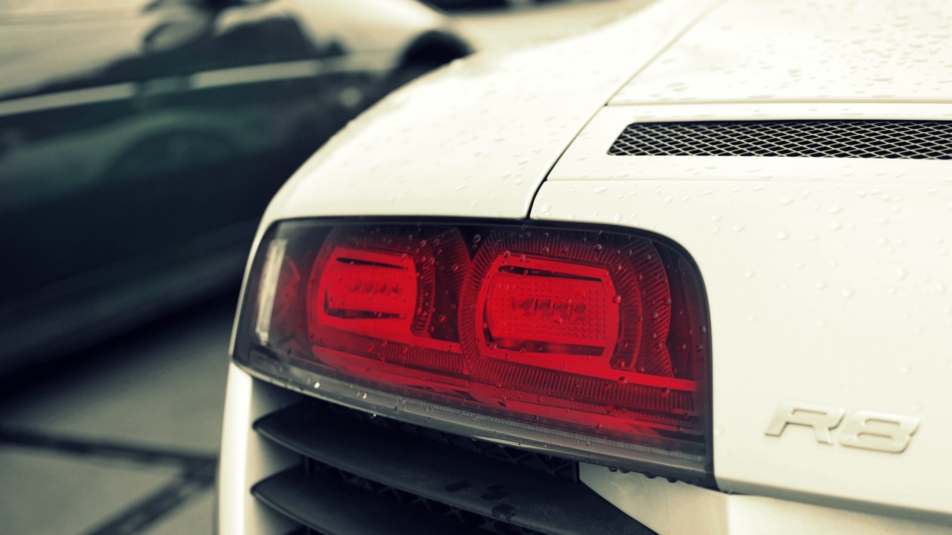 Задняя фара Audi R8 обои