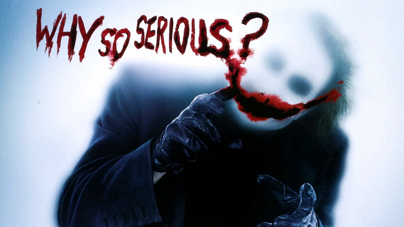 Why so serious? обои