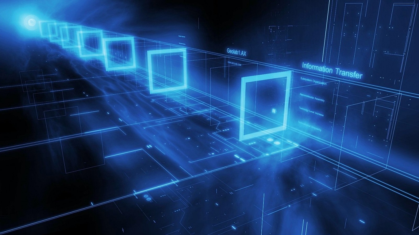 Информационный поток обои