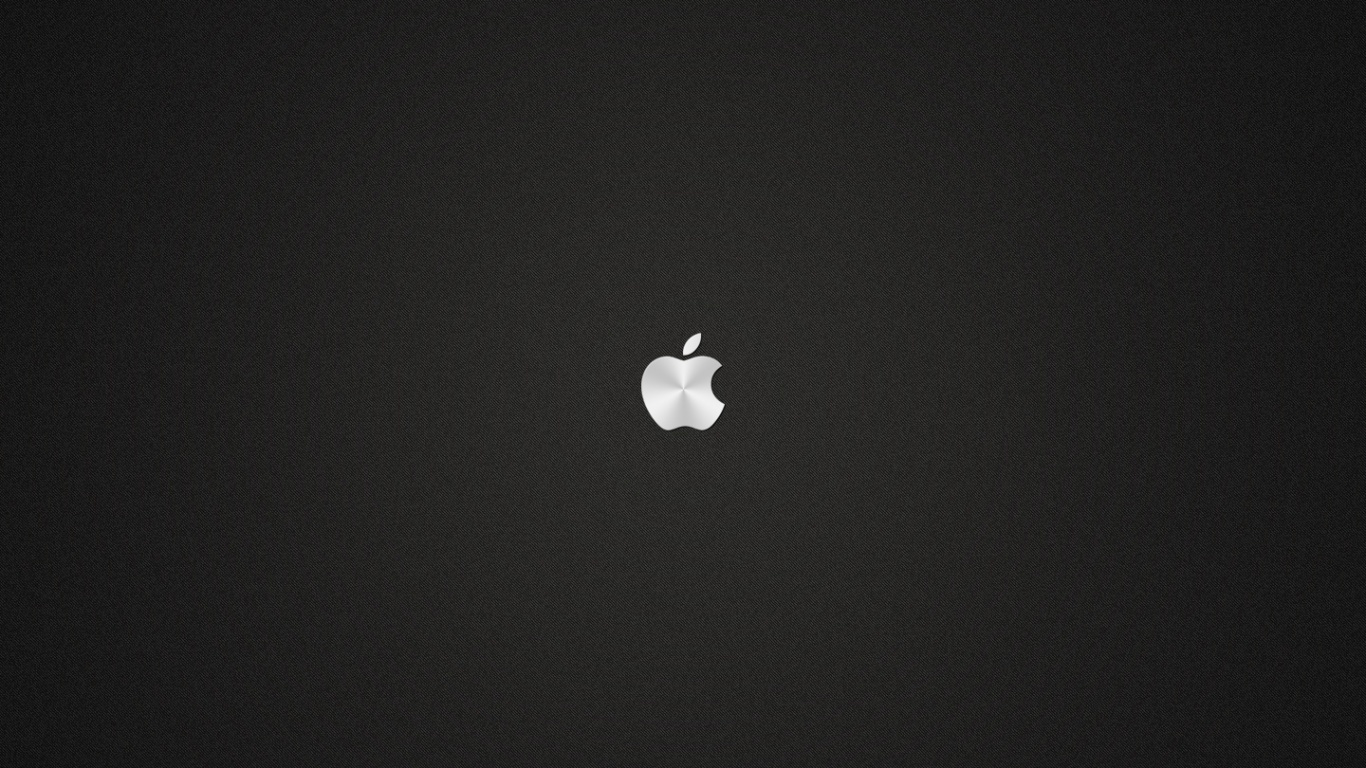 Темный фон - светлое яблоко обои