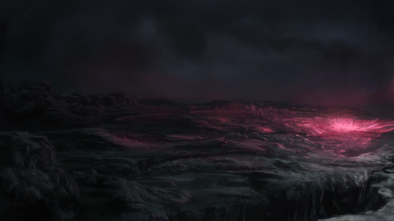 Безжизненная каменная долина обои