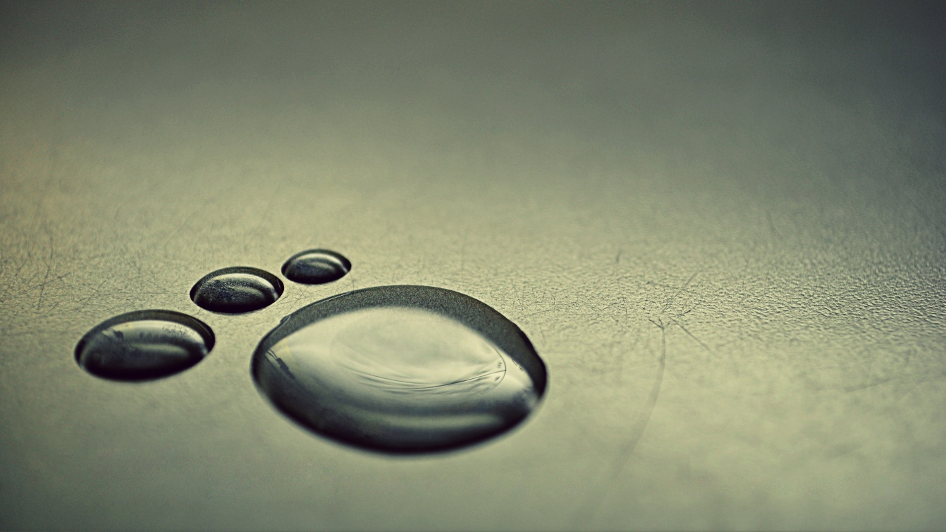 Капли воды обои