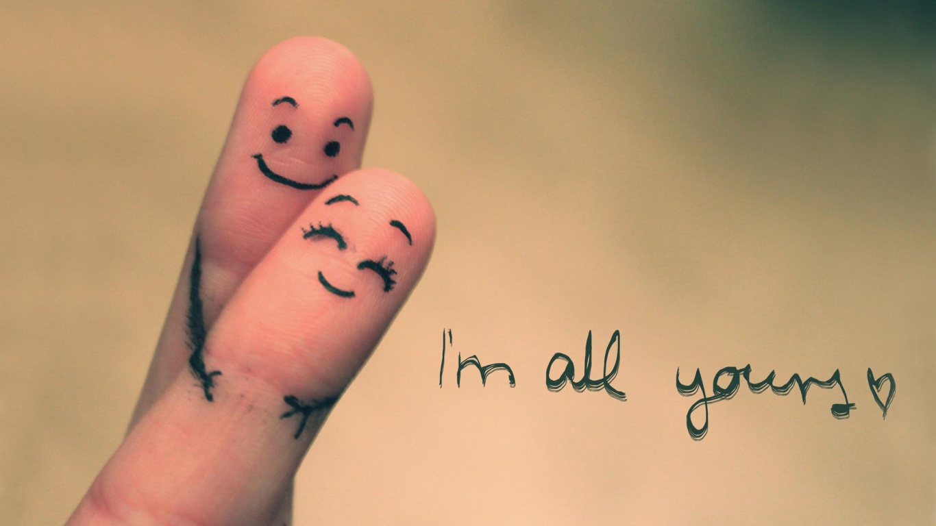 I"m all yours! обои
