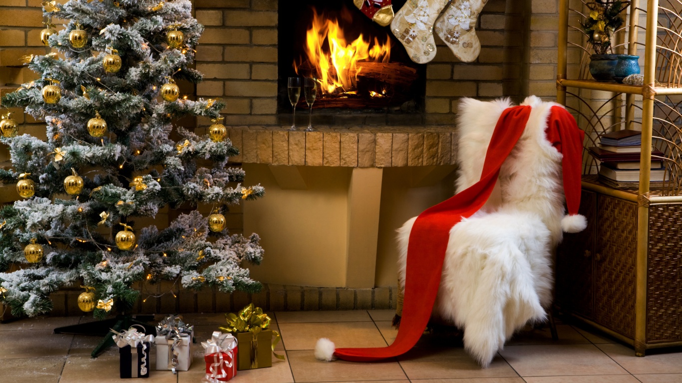 Рождественская атмосфера обои