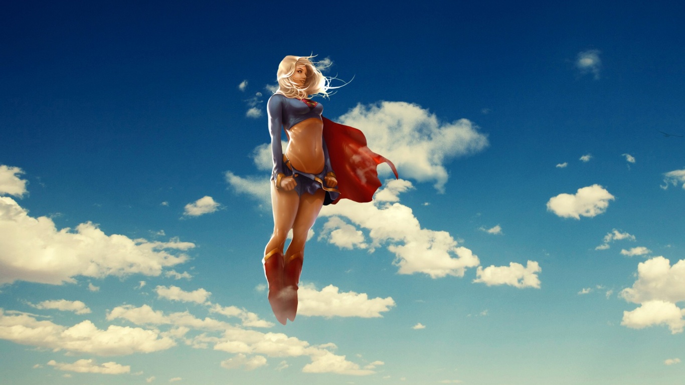 Супердевушка обои