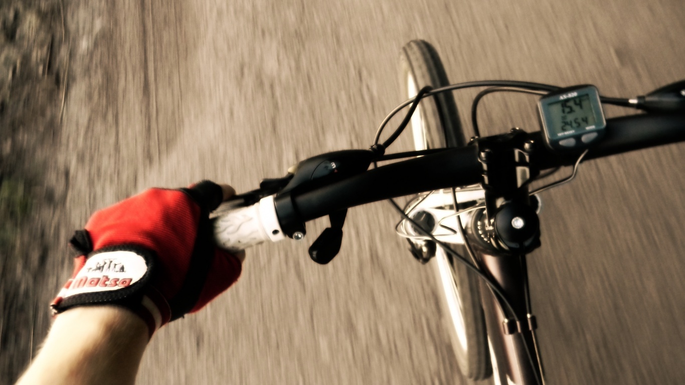 Катание на велосипеде обои
