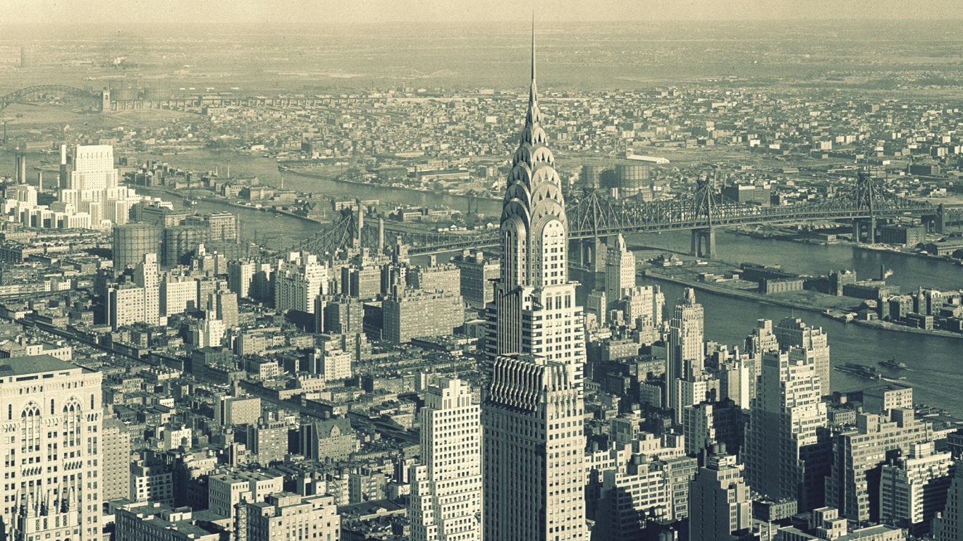Панорама Нью-Йорка обои