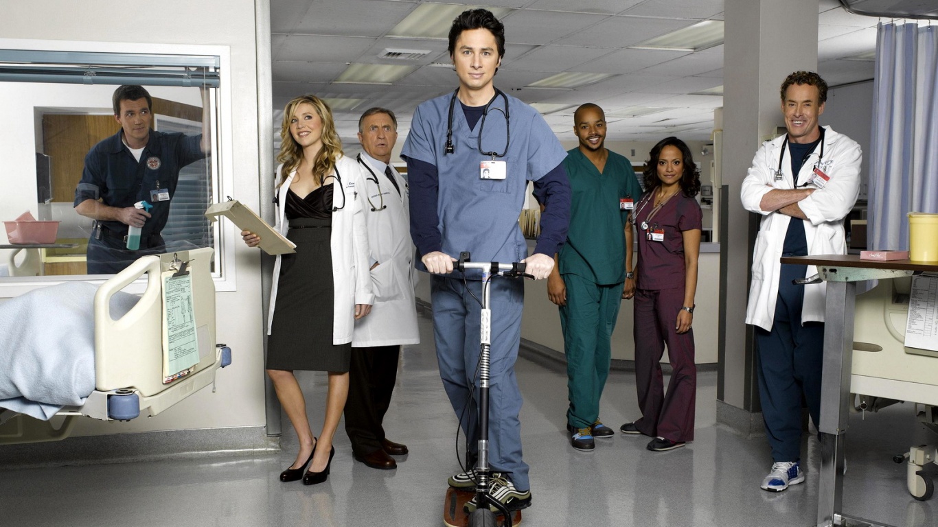 Герои сериала Клиника обои