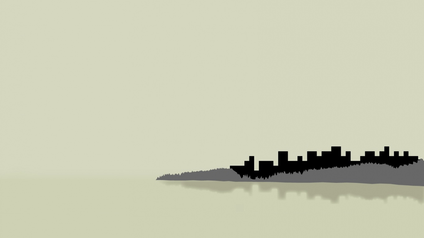 Векторный город обои