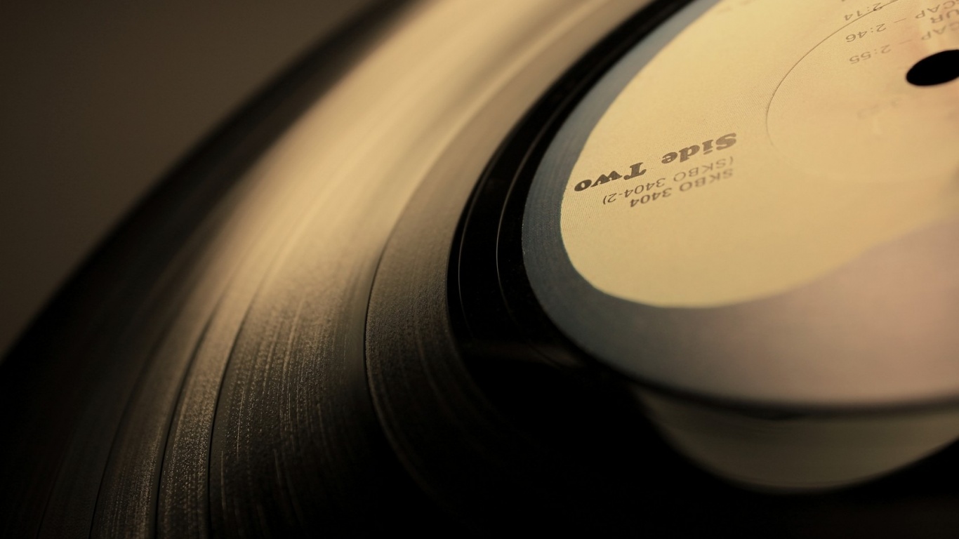 Виниловая пластинка обои