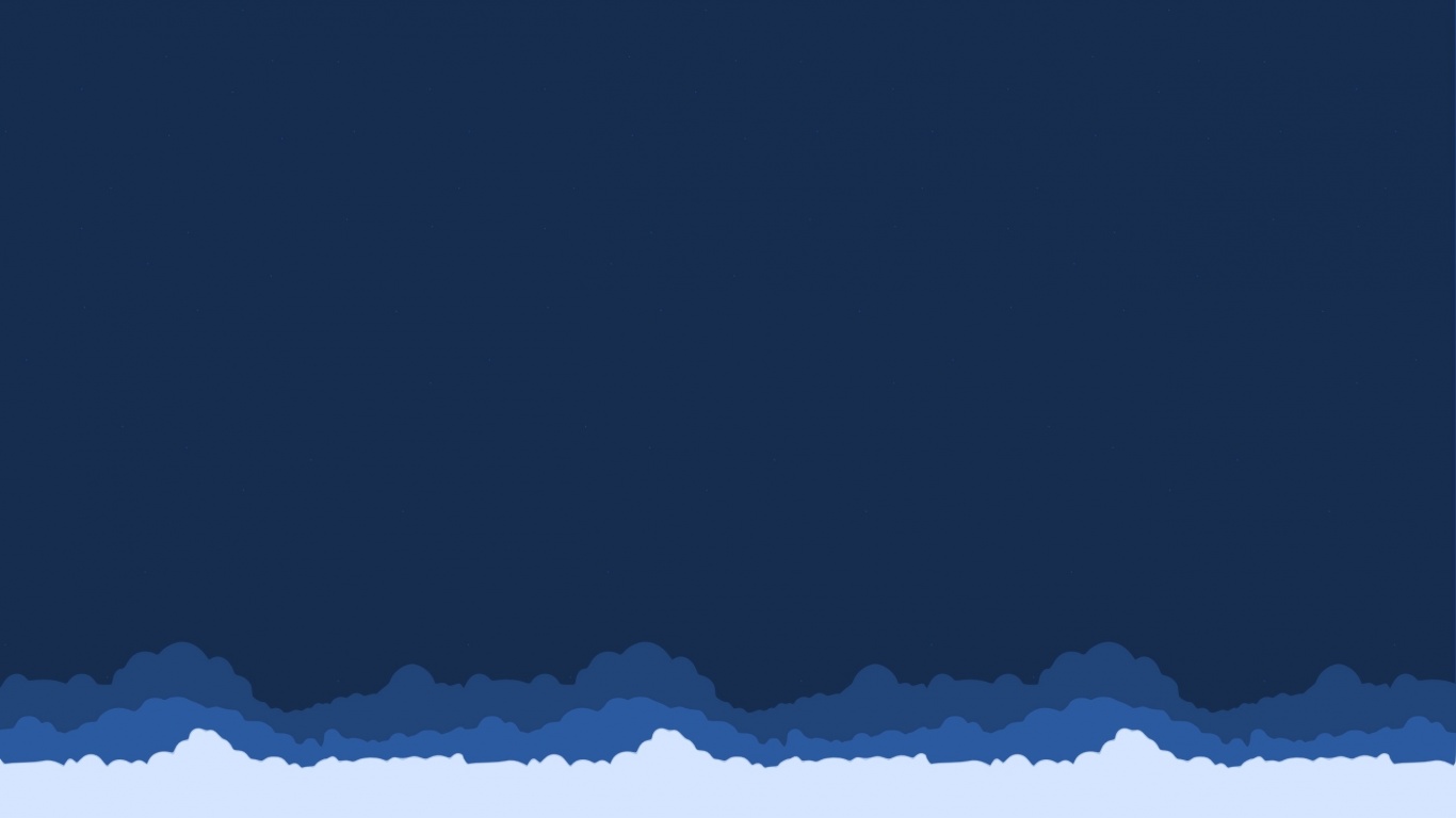 Над облаками в векторном стиле обои