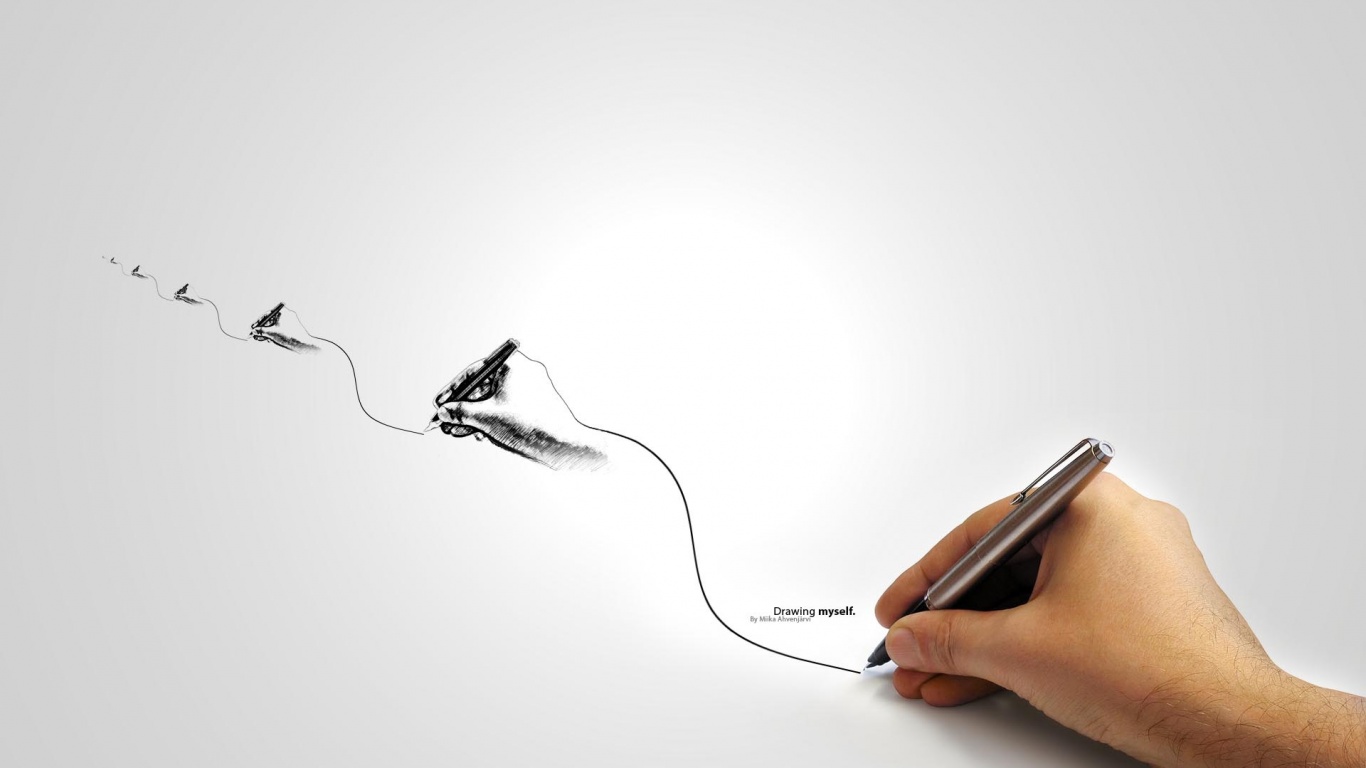 Рисунок - рекурсия обои