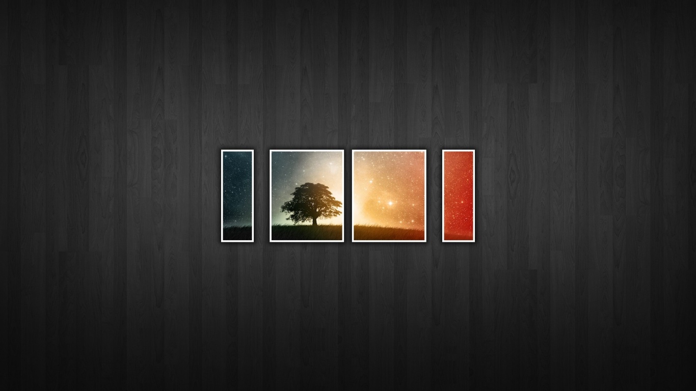 Весь день в картинах обои