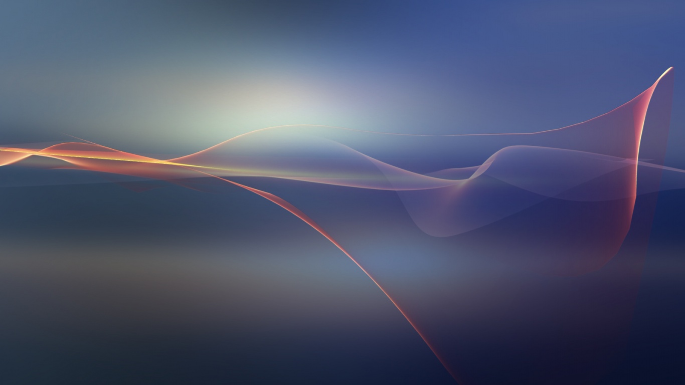 Абстрактные минималистичные волны обои