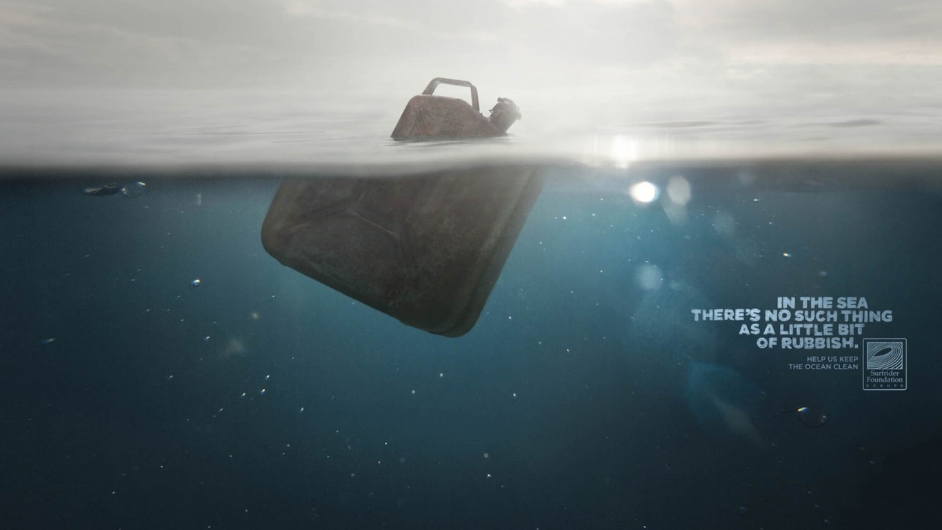 Не бывает "немного" мусора обои