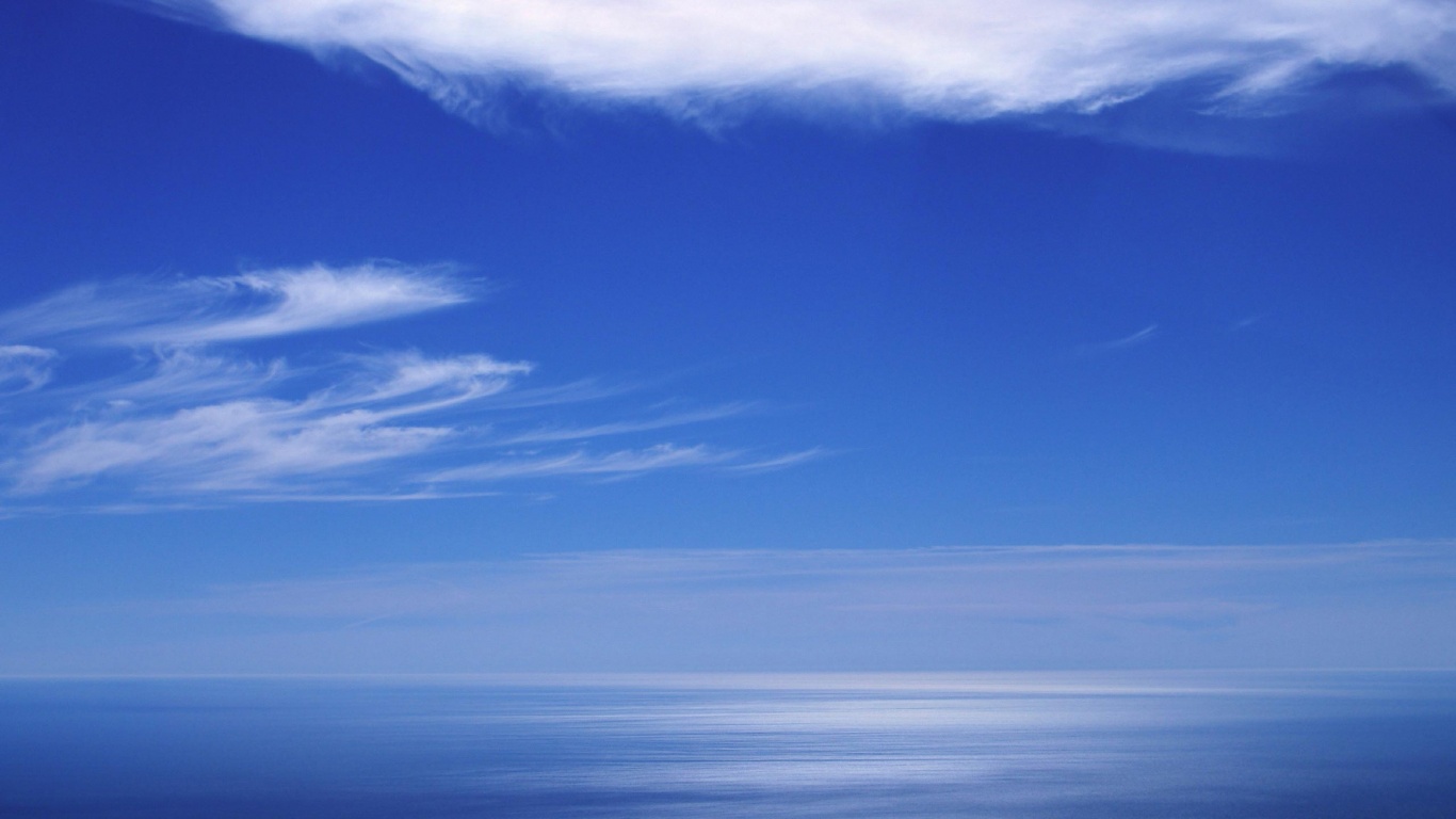 Чистый морской горизонт обои