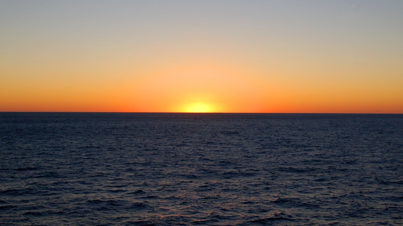 Морской закат обои