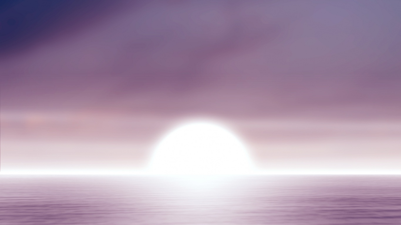 Нереальный закат обои