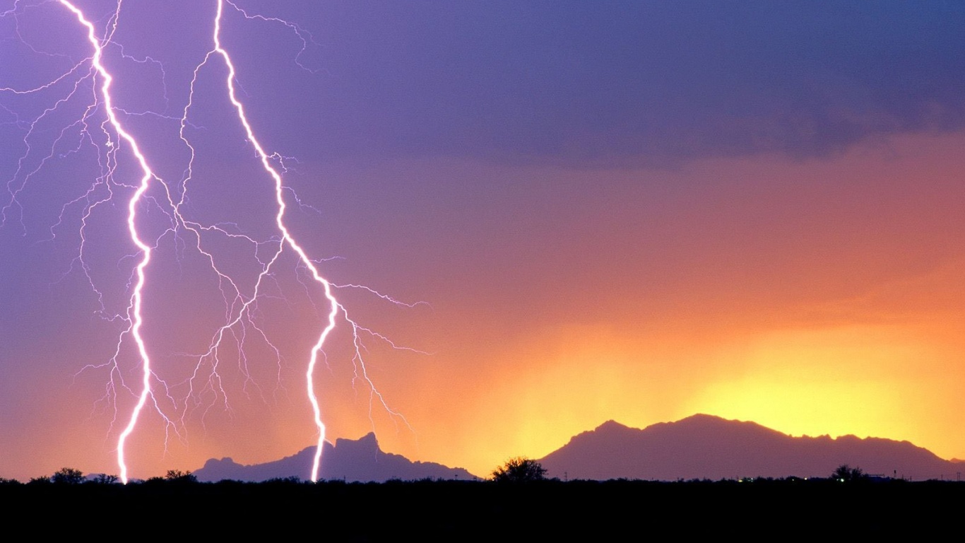 Двойная молния обои