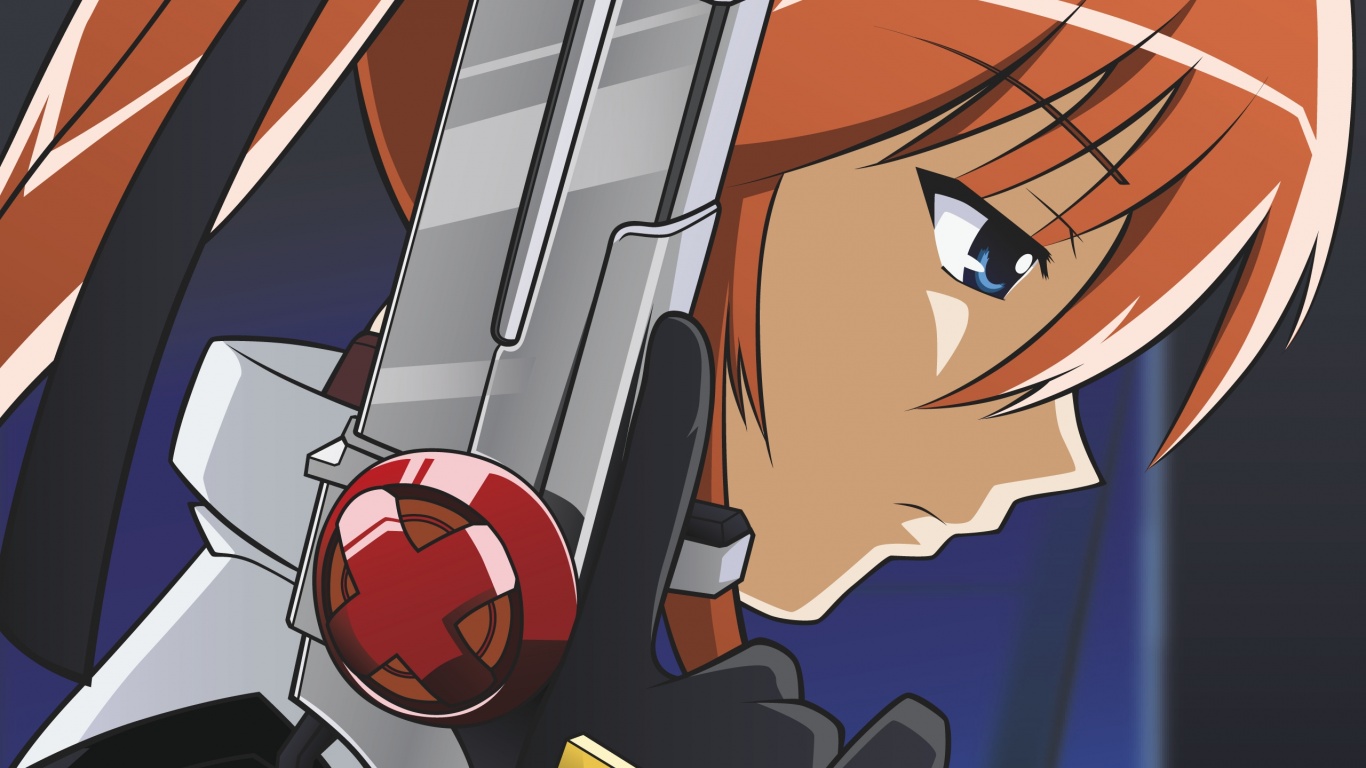 Девушка с пистолетом обои