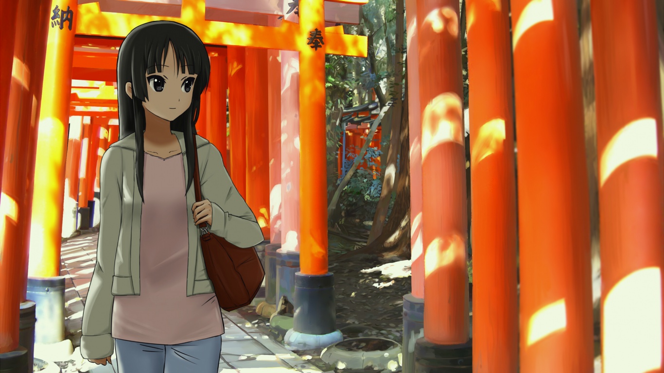 Акияма Мио обои