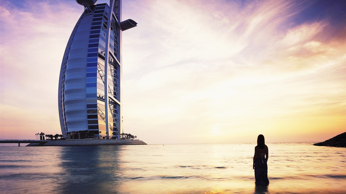 Бурдж Аль Араб в Дубае обои
