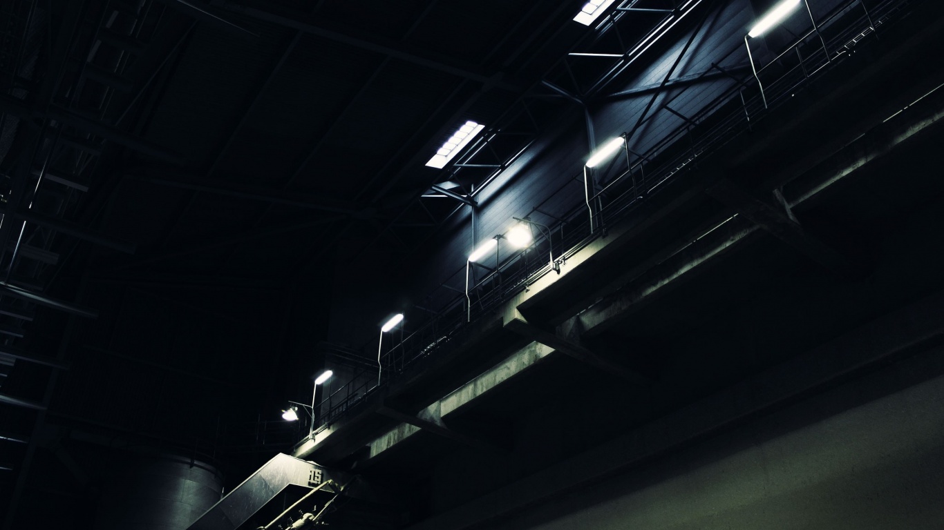 Платформа ночью обои