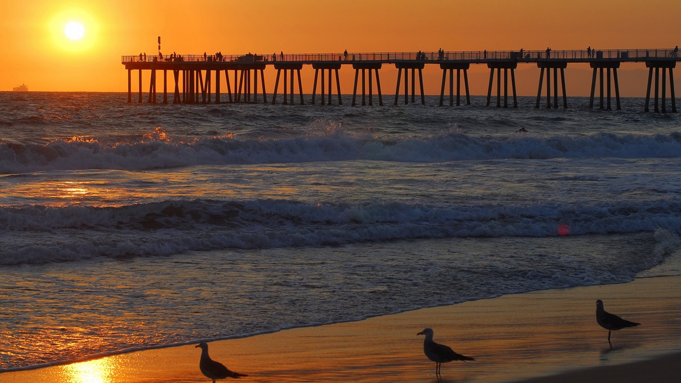 Морская терасса обои