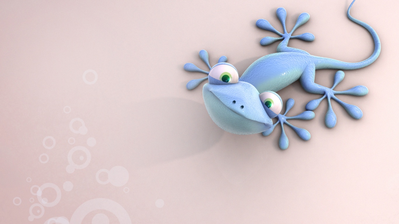 Ящерка обои