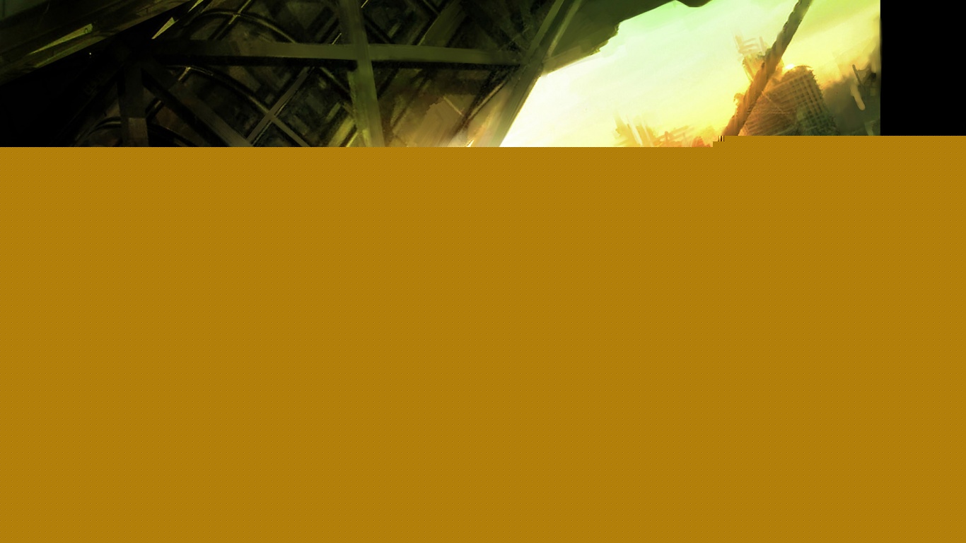 Мутант в постапокалиптическом городе обои