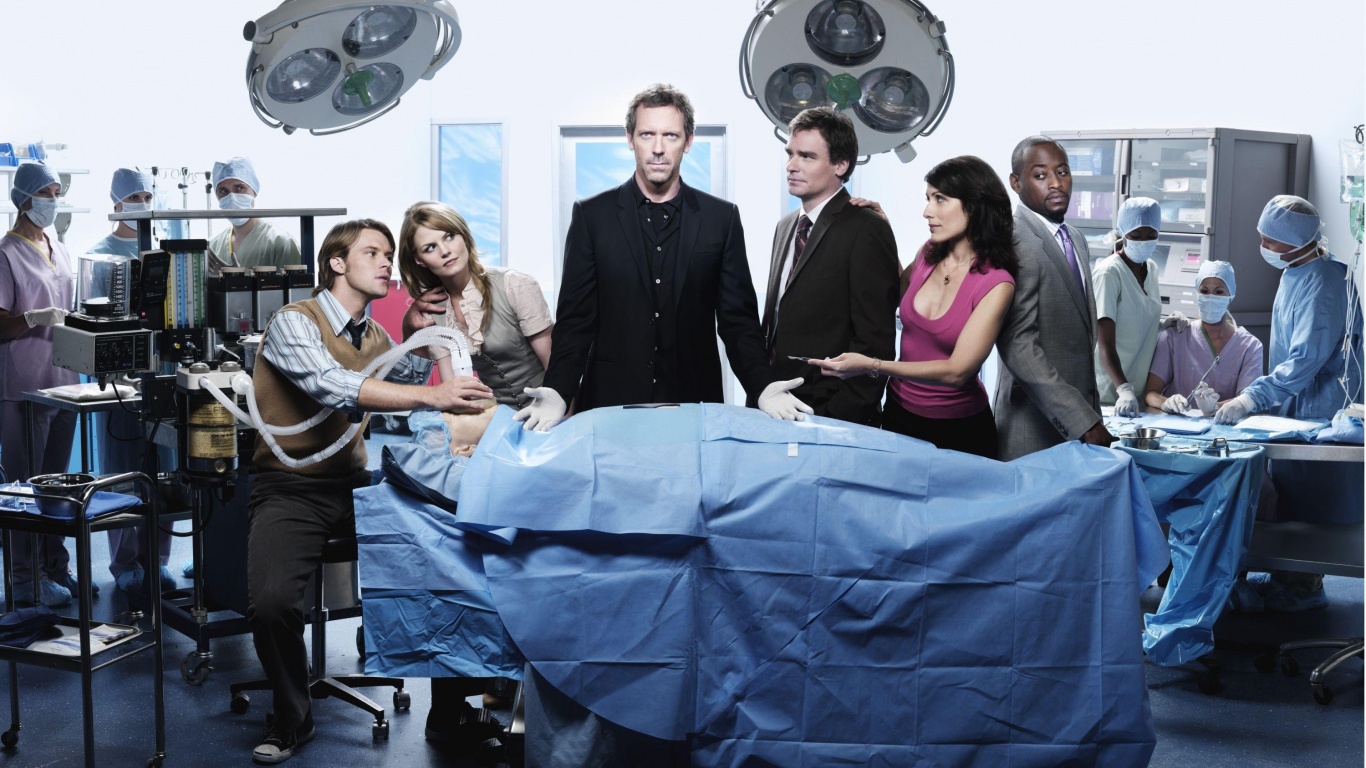 Герои сериала "Доктор Хаус" обои