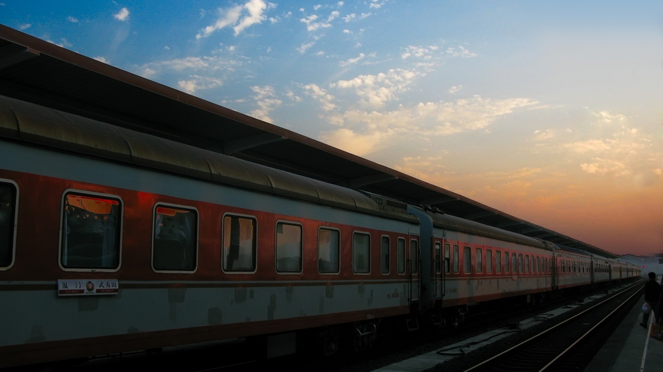 Пассажирский состав обои