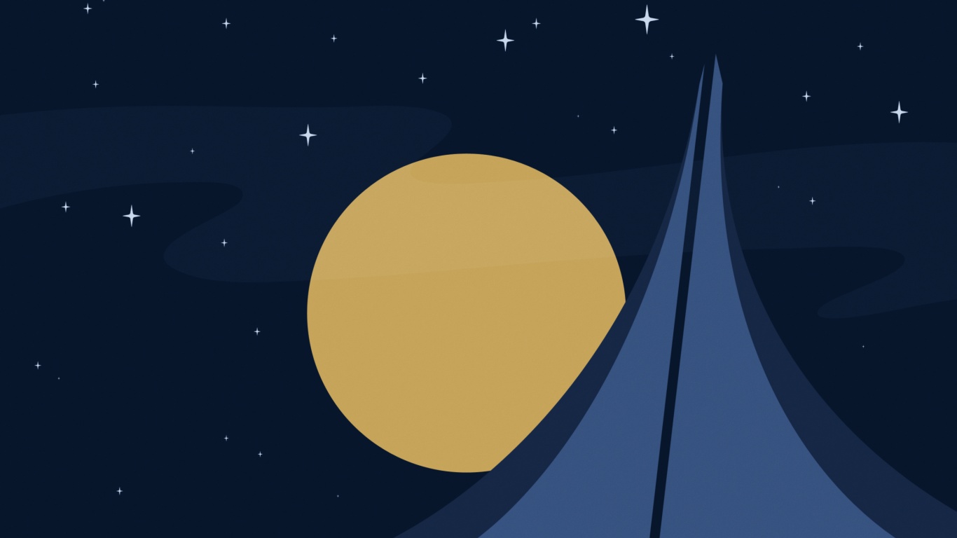 Полная луна обои