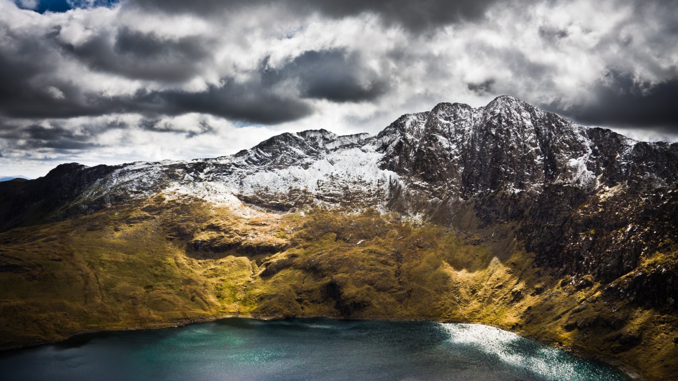 Вид на горы обои