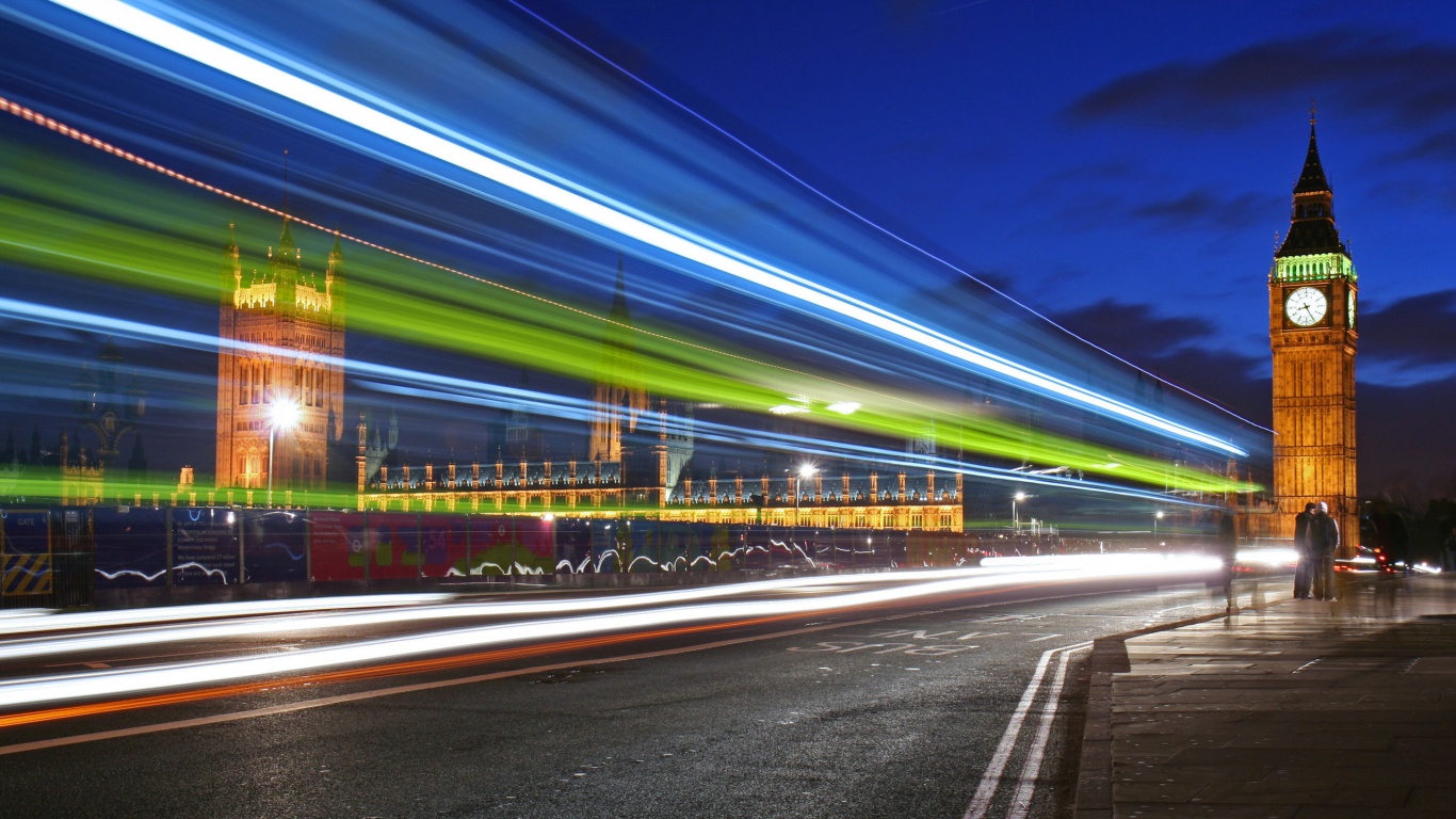 Лондон в движении обои